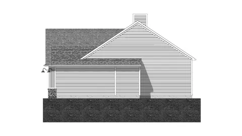 The Verona house plan, exterior view 2